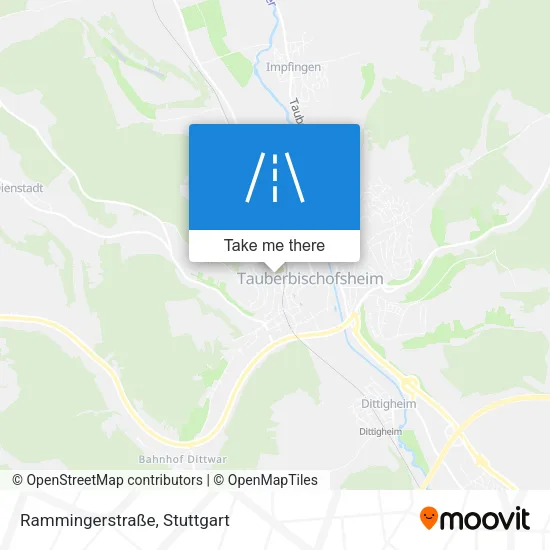 Карта Rammingerstraße