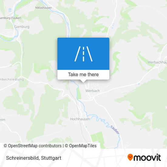Карта Schreinersbild