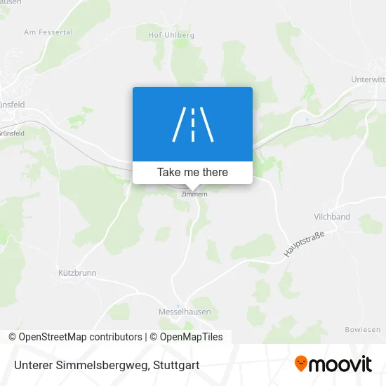 Карта Unterer Simmelsbergweg
