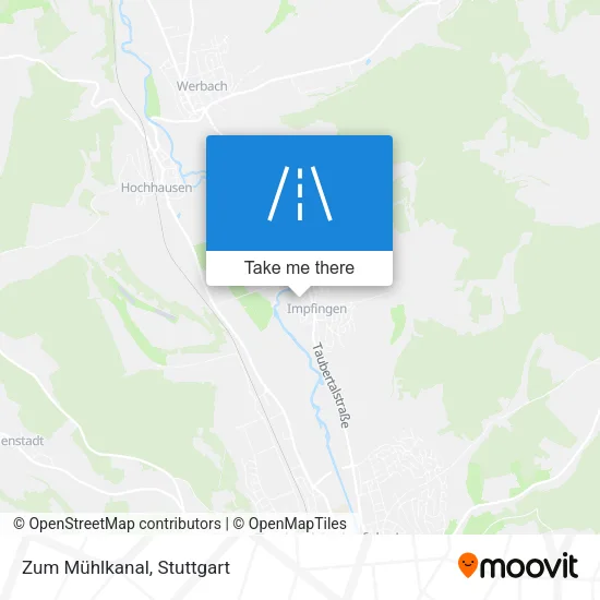 Карта Zum Mühlkanal