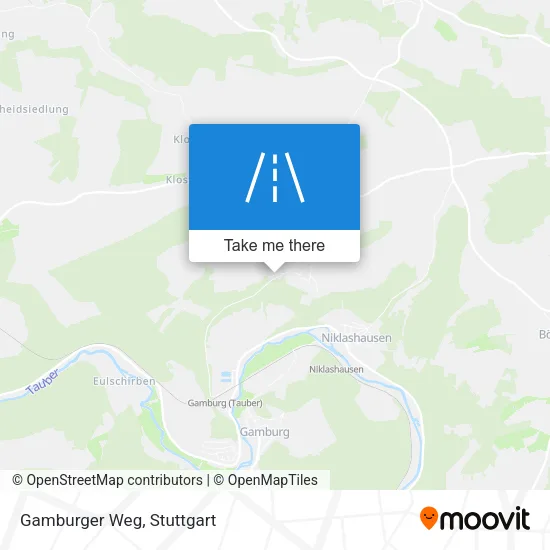 Карта Gamburger Weg