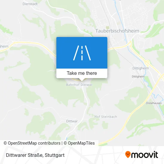 Карта Dittwarer Straße