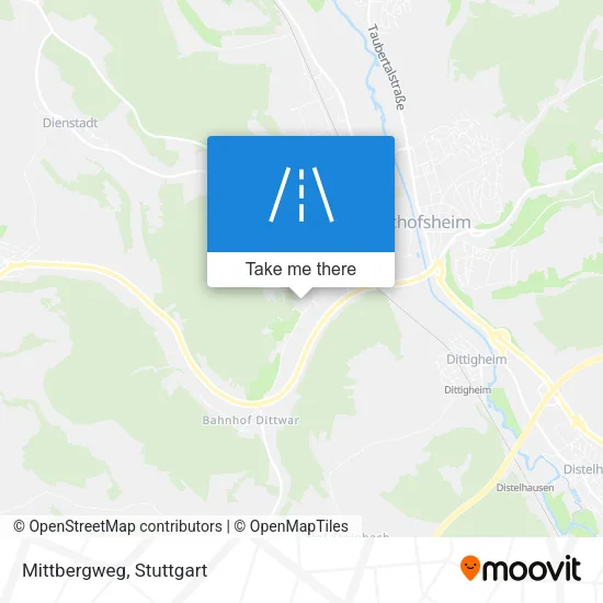 Карта Mittbergweg