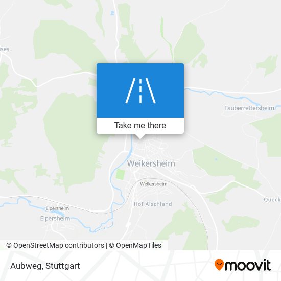 Aubweg map