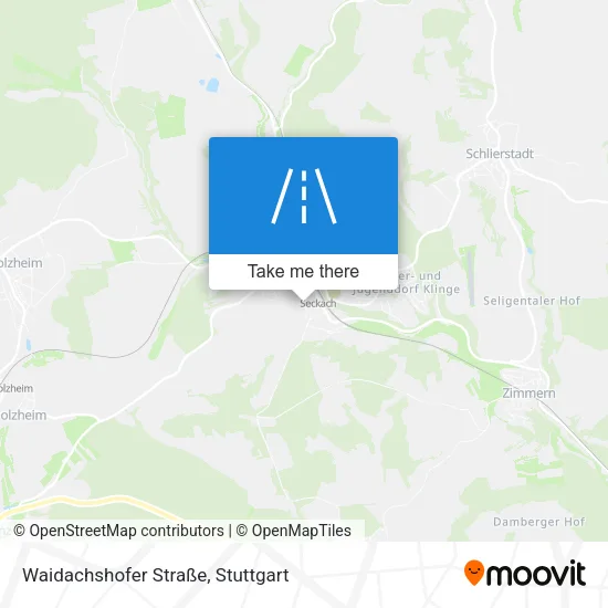 Карта Waidachshofer Straße