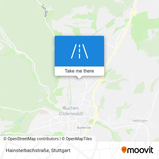 Карта Hainsterbachstraße
