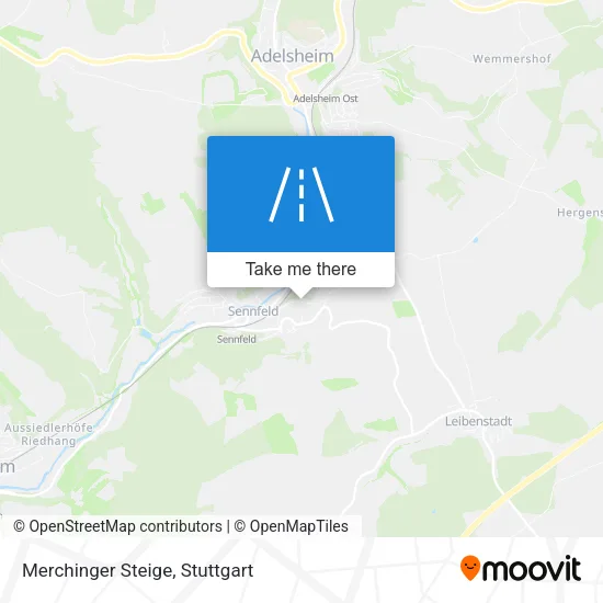 Карта Merchinger Steige