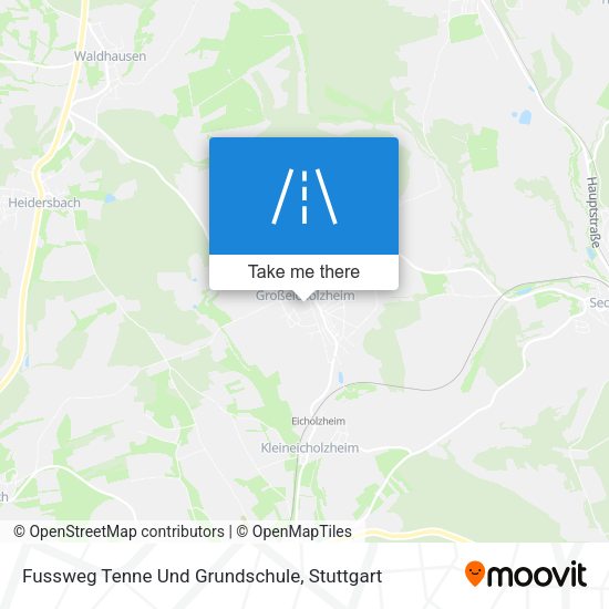 Fussweg Tenne Und Grundschule map