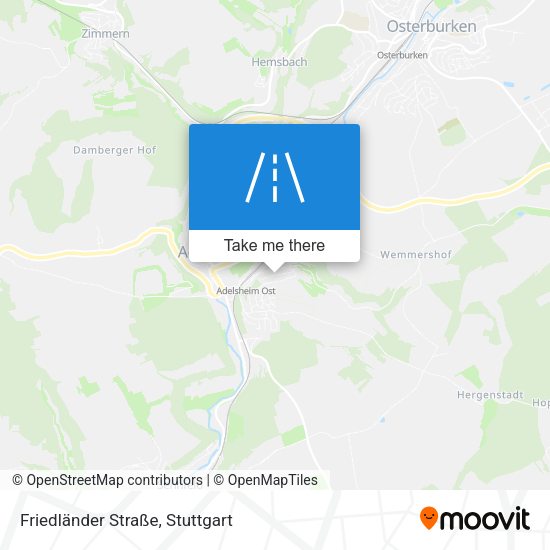 Friedländer Straße map