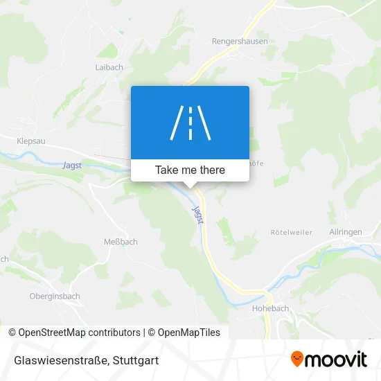 Карта Glaswiesenstraße