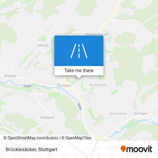 Brücklesäcker map