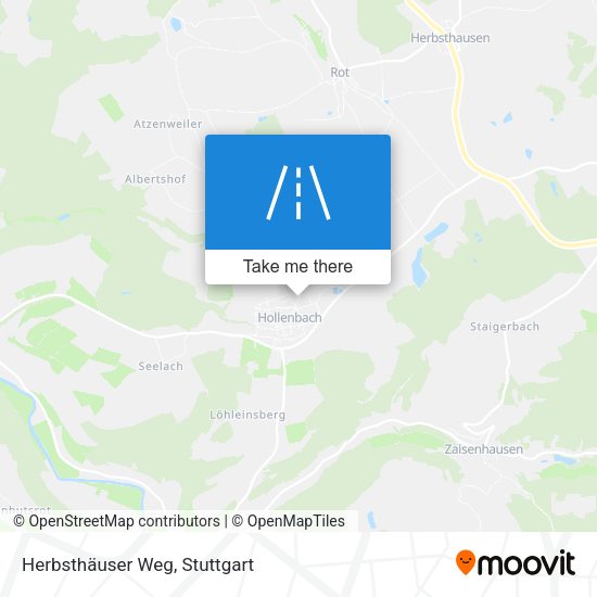 Herbsthäuser Weg map