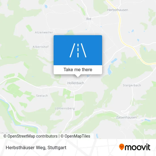 Карта Herbsthäuser Weg