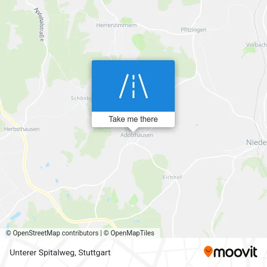 Карта Unterer Spitalweg