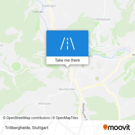 Карта Trillberghalde