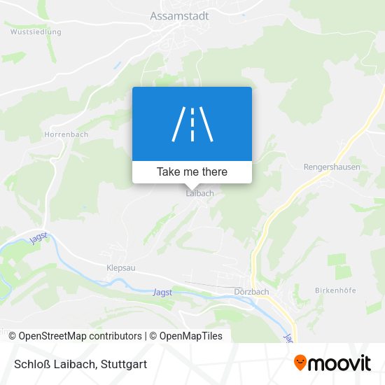 Schloß Laibach map