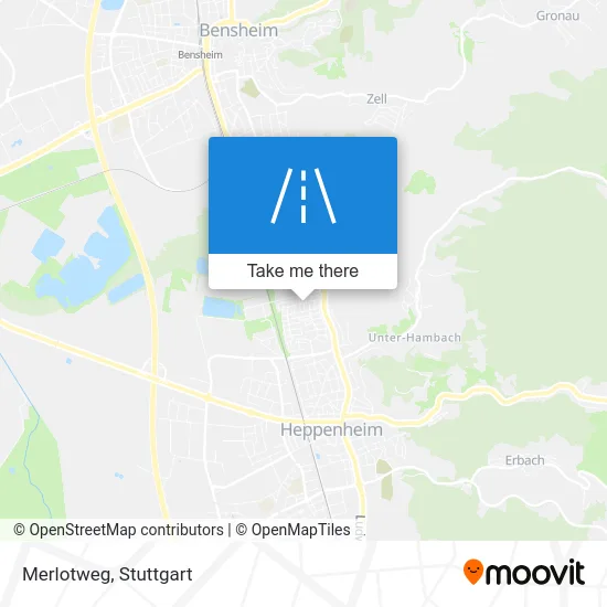 Карта Merlotweg