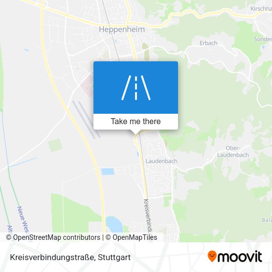 Kreisverbindungstraße map