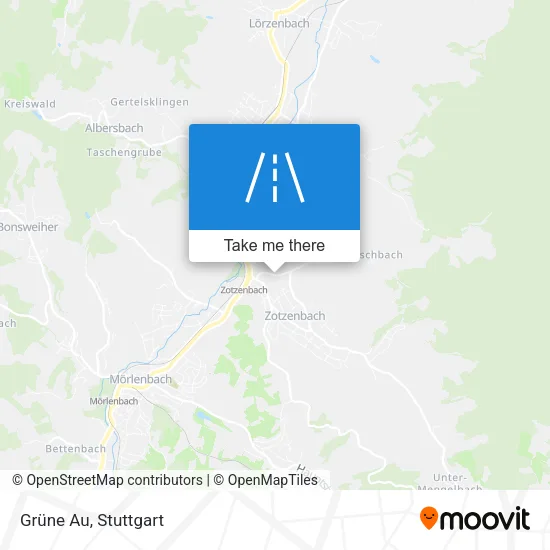 Grüne Au map