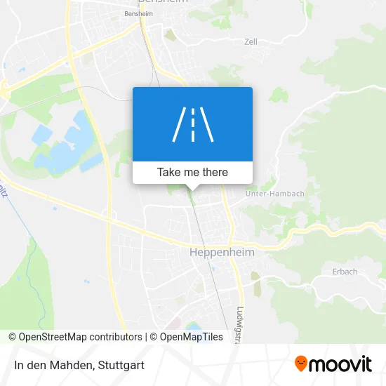 Карта In den Mahden