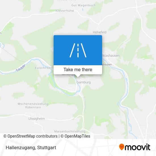 Карта Hallenzugang