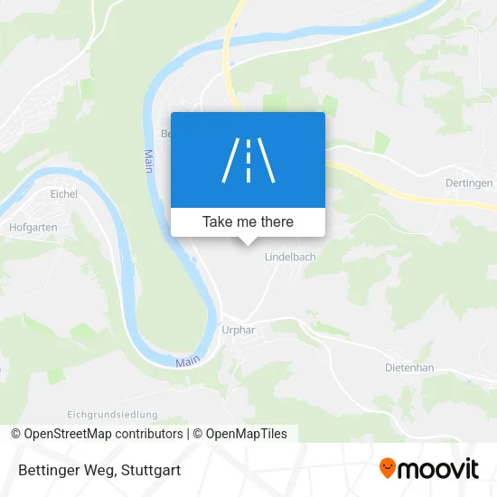Карта Bettinger Weg