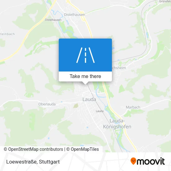 Карта Loewestraße