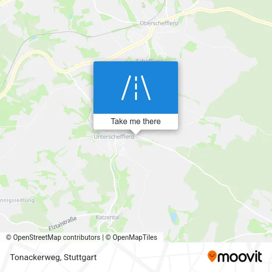 Карта Tonackerweg