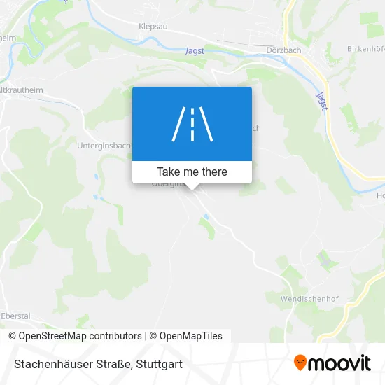 Карта Stachenhäuser Straße