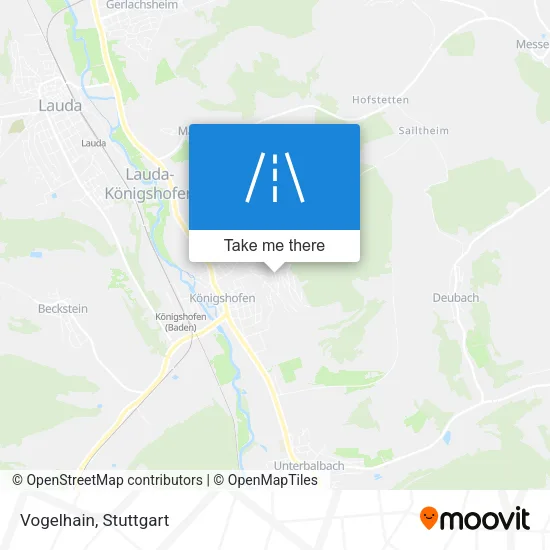 Карта Vogelhain