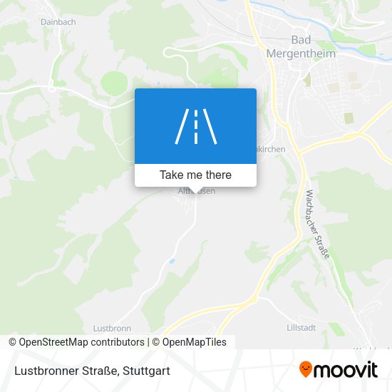 Lustbronner Straße map
