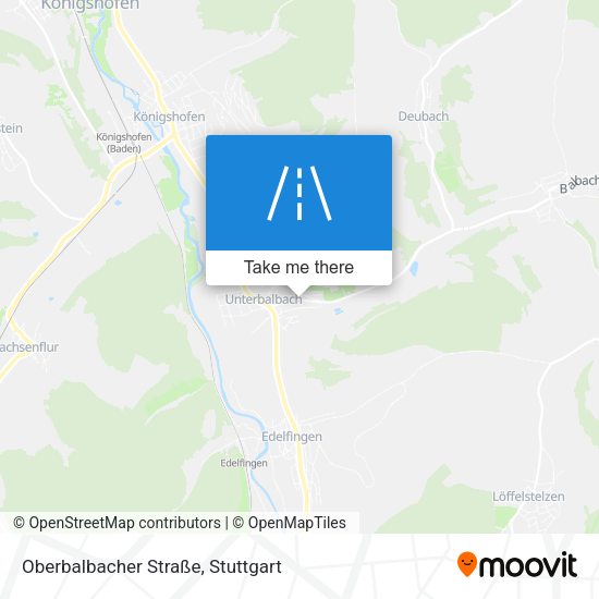 Oberbalbacher Straße map