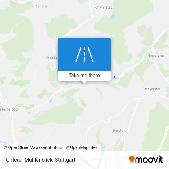 Unterer Mühlenblick map