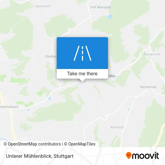 Карта Unterer Mühlenblick