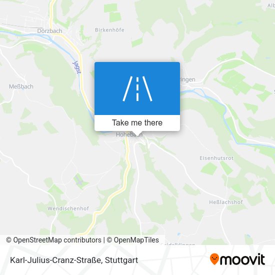 Karl-Julius-Cranz-Straße map