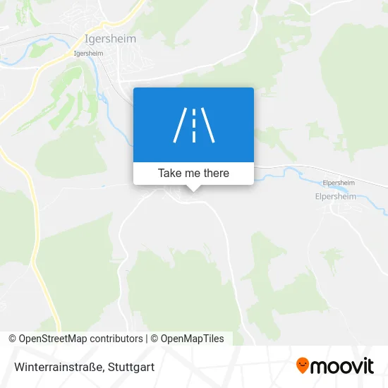 Карта Winterrainstraße