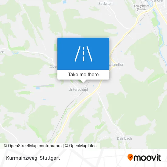 Карта Kurmainzweg