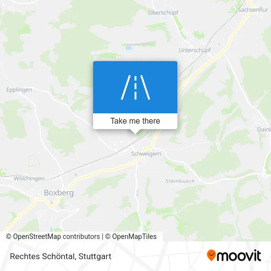 Карта Rechtes Schöntal