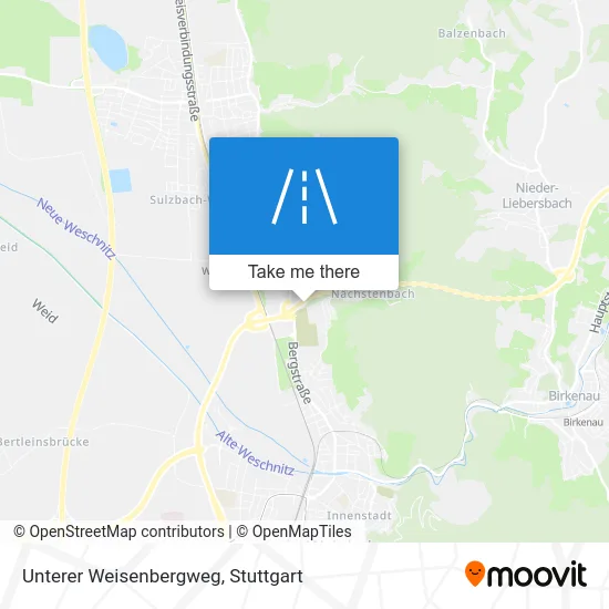 Карта Unterer Weisenbergweg