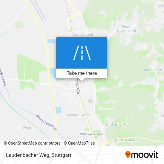 Карта Laudenbacher Weg