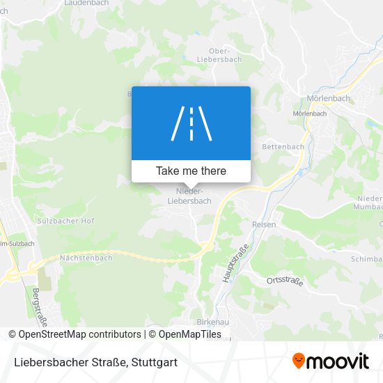 Liebersbacher Straße map