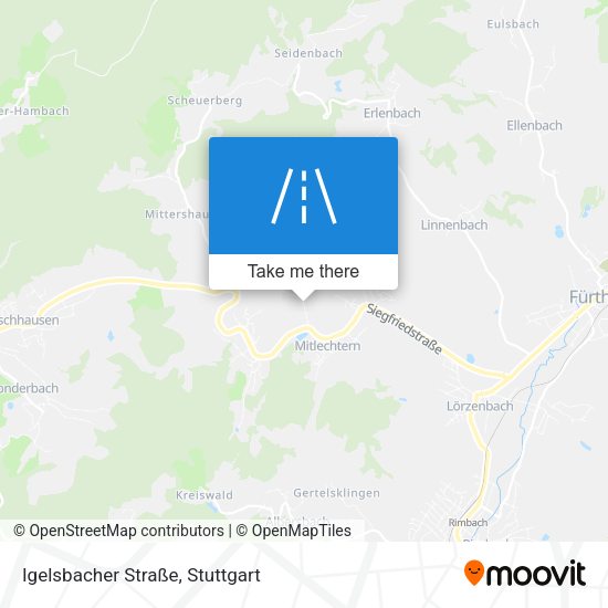 Igelsbacher Straße map