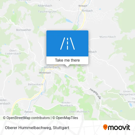 Карта Oberer Hummelbachweg