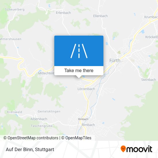 Auf Der Binn map