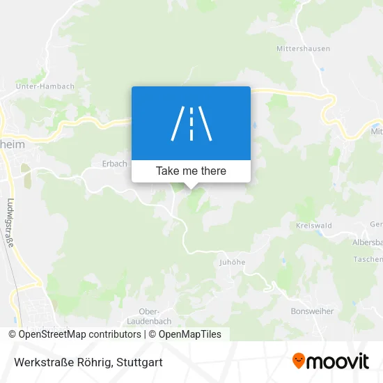 Карта Werkstraße Röhrig