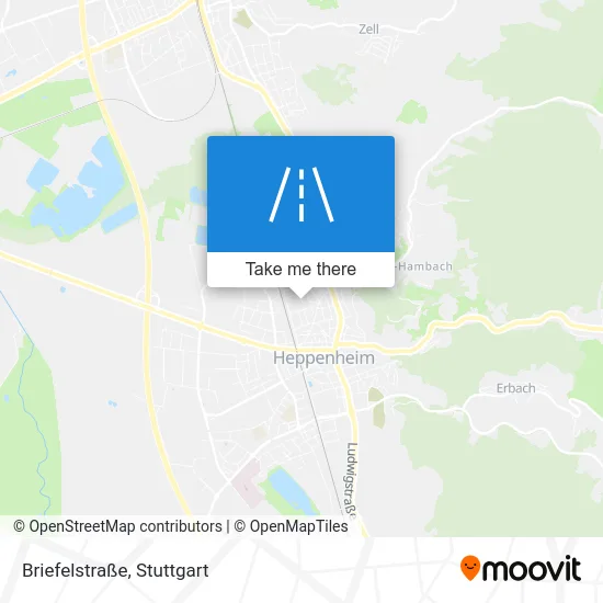 Карта Briefelstraße