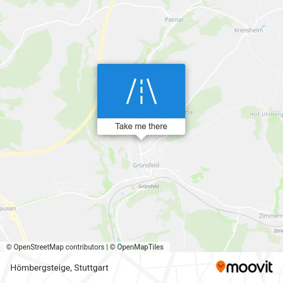 Карта Hömbergsteige