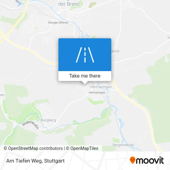 Карта Am Tiefen Weg