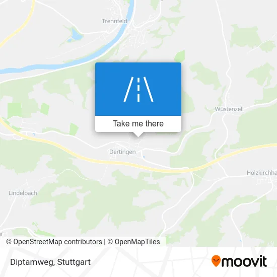 Карта Diptamweg
