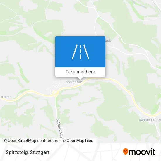 Карта Spitzsteig